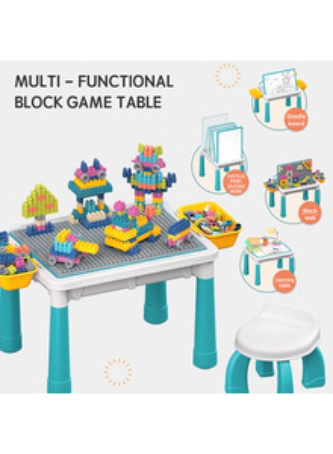 Multifunctional 6-in-1 Kids' Play Table 108pcs