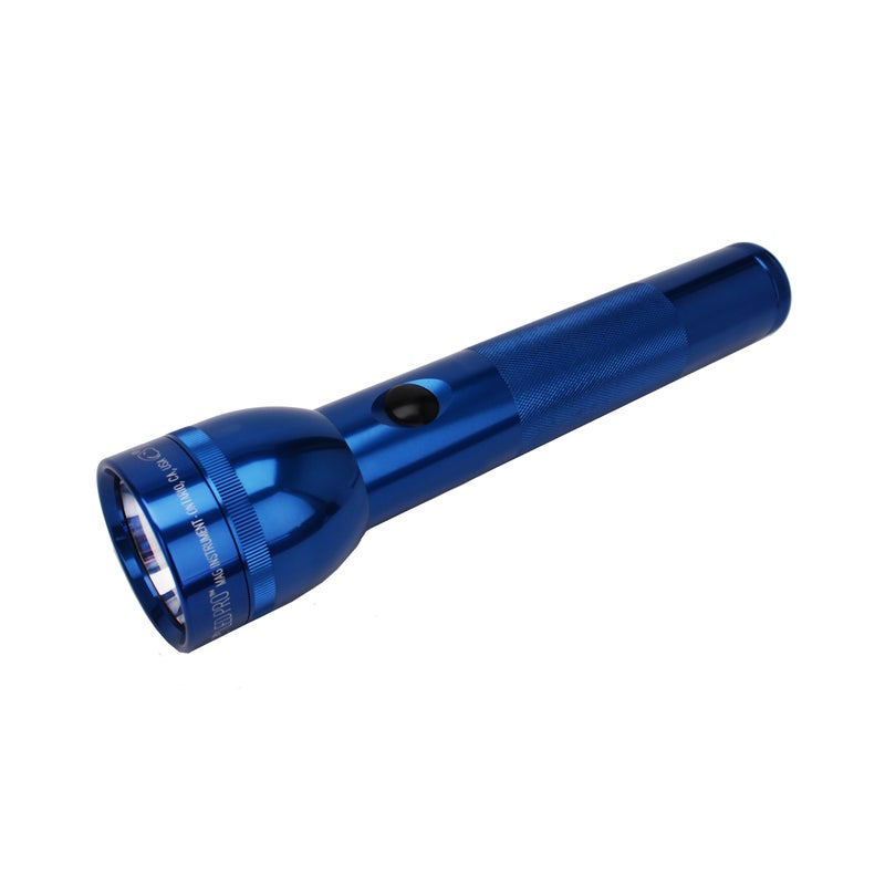Maglite Heavy-Duty Incandescent 2-Cell D Flashlight, Blue - Image 1