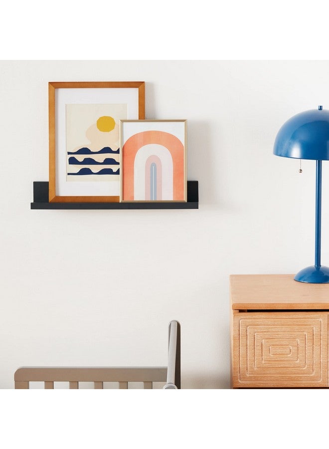 Command Picture Ledge, 21" Damage Free Hanging Floating Shelf with Adhesive Strips, Slate, No Tools Picture Hanger for Displaying Decorations and Photographs, 1 Ledge and 10 Command Strips - Image 2