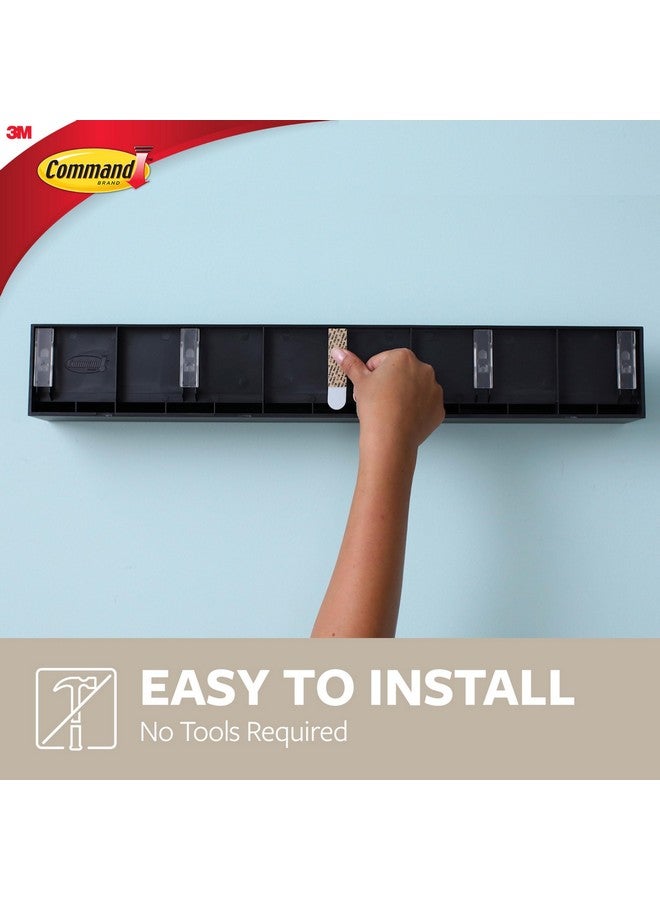 Command Picture Ledge, 21" Damage Free Hanging Floating Shelf with Adhesive Strips, Slate, No Tools Picture Hanger for Displaying Decorations and Photographs, 1 Ledge and 10 Command Strips - Image 5