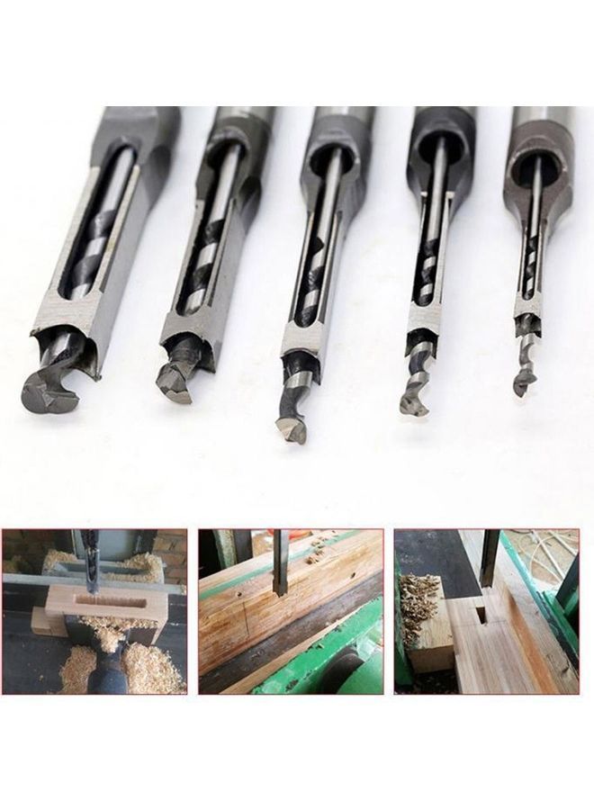NIBEMINENT Square Hole Drill Tool Silver  - Image 3