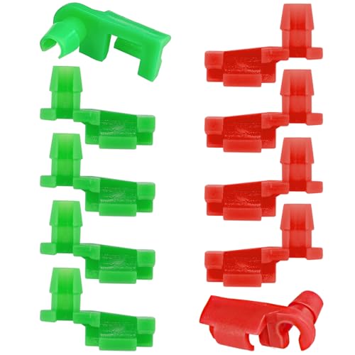 ZNBSIXP 10Pcs Tailgate Latch,Tailgate Latch Rod Clip Left and Right Handle Rod Door Lock Clip Compatible with 1999-2007 Chevy Silverado GMC Sierra for 88981030 88981031 - Image 1