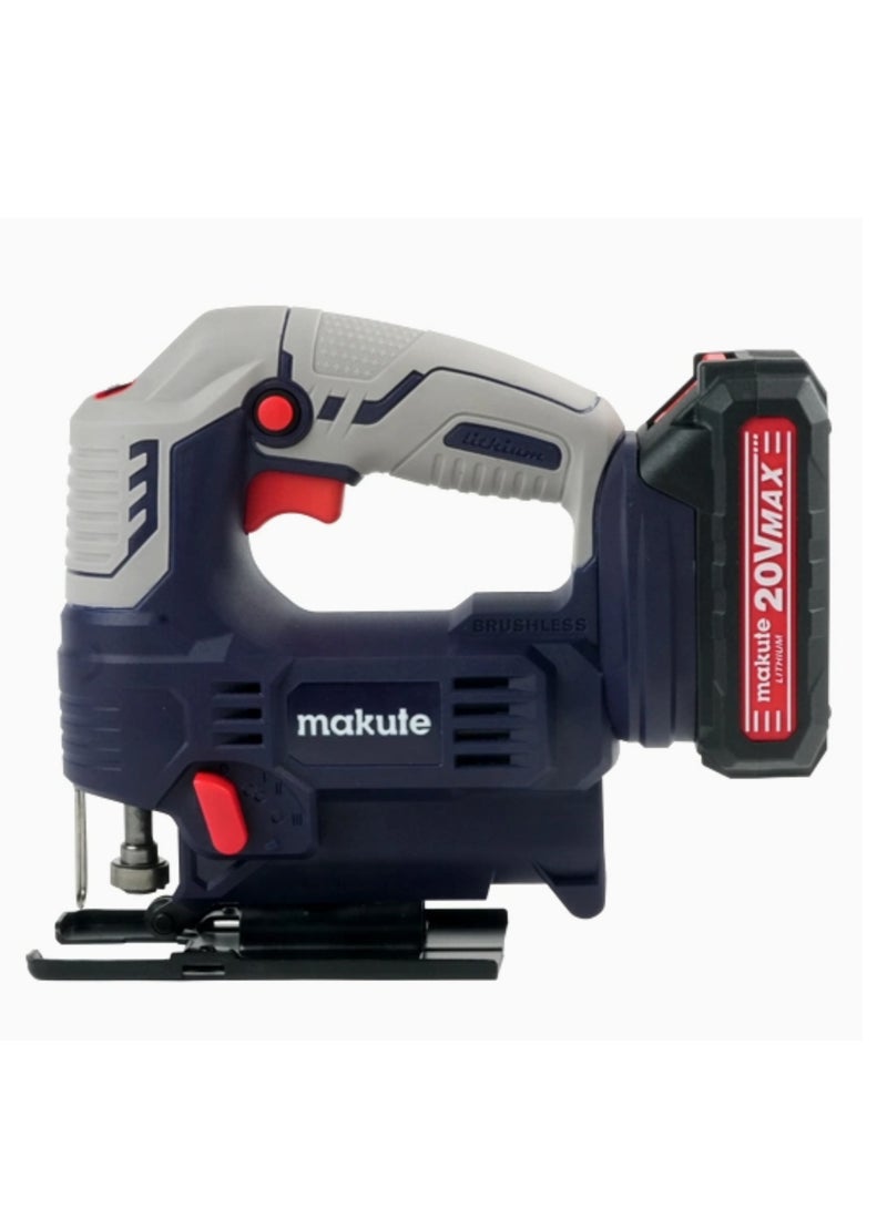 ماكيوت منشار رقص لاسلكي 20 فولت، 1000-2900 دورة في الدقيقة، عمق القطع 65 مم، مقبض مريح، نظام تغيير الشفرة السريع، التحكم في الاهتزاز للحصول على قطع دقيقة، CJS6501-2BL - Image 4