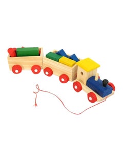 Generic Wooden Railway Train Stacking Sorting Toy  - Image 1