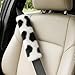 I3DIDEA 2 Pack Plush Car Seat Belt Cover Soft Fluffy Shoulder Pads Straps Bags Universal Fit 98157196 Options Comfortable Car Interior Accessories Cows 98 inch - Image 2