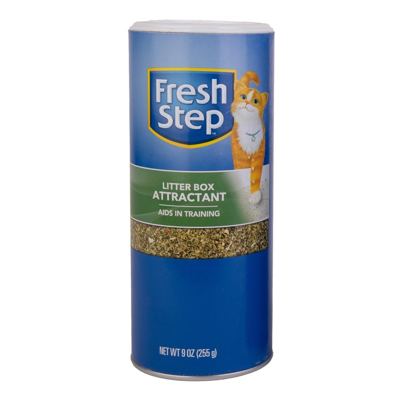 Fresh Step Litter Box Attractant Powder to Aid in Training, 9 Ounces | All Natural Training Aid for Cats and Kittens | Cat Attract Litter Additive for Litter Box, 9 oz - 1 Pack - Image 1
