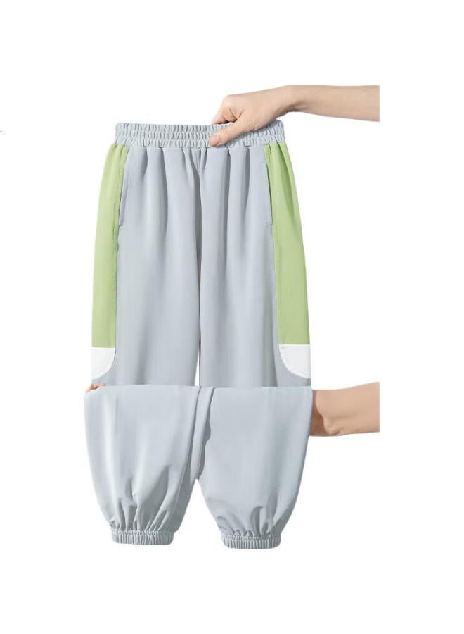 Pepco Boys' Mosquito-Repellent Pants Summer Boys' Lightweight Color-Block Quick-Dry Pants Children'S Sports Casual Long Pants Summer - Image 1