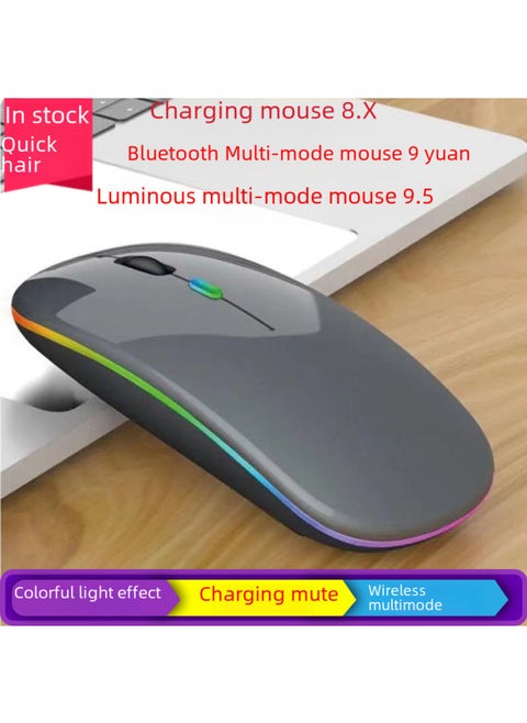 Digital Computer Optical Mouse Usb Interface High Precision Sensing Resolution Adjustable 800-1600dpi For Laptop Desktop-Color:221B Dual-mode Enhanced Version (yellow)