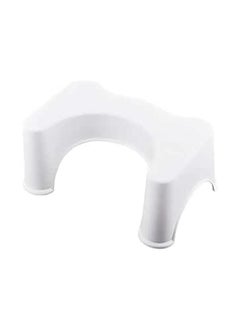 Generic Nonslip Bathroom Toilet Stool White  - Image 1
