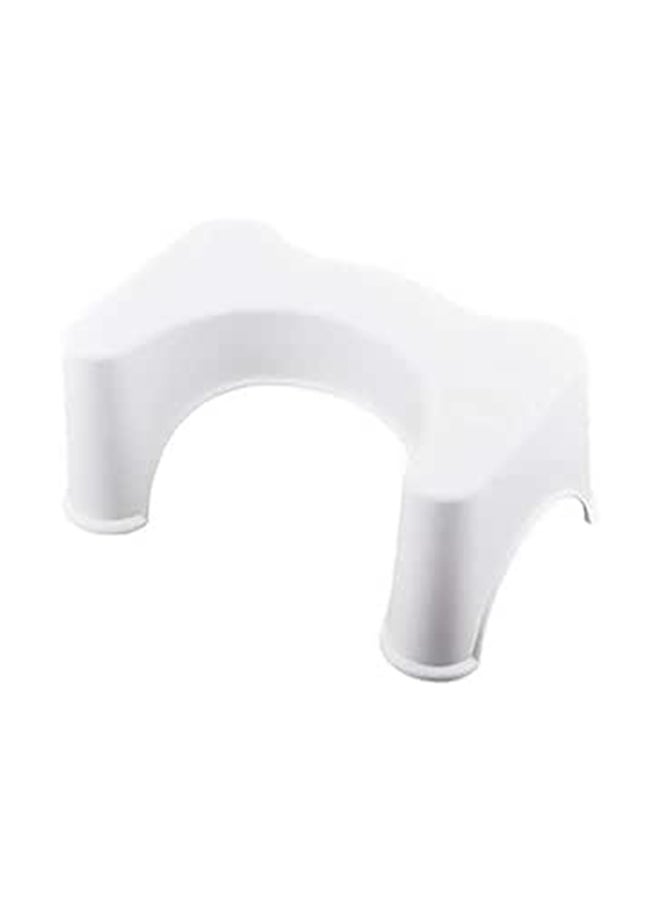 Nonslip Bathroom Toilet Stool White - Image 1