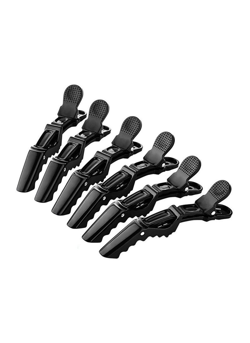 BEINY - BEINY 6Pcs Plastic Non Slip Hair Clips - Professional Hairdressing Styling Sectioning Clips - Salon Alligator Clips for Thick Hair - Haircut Accessories... - Image 1