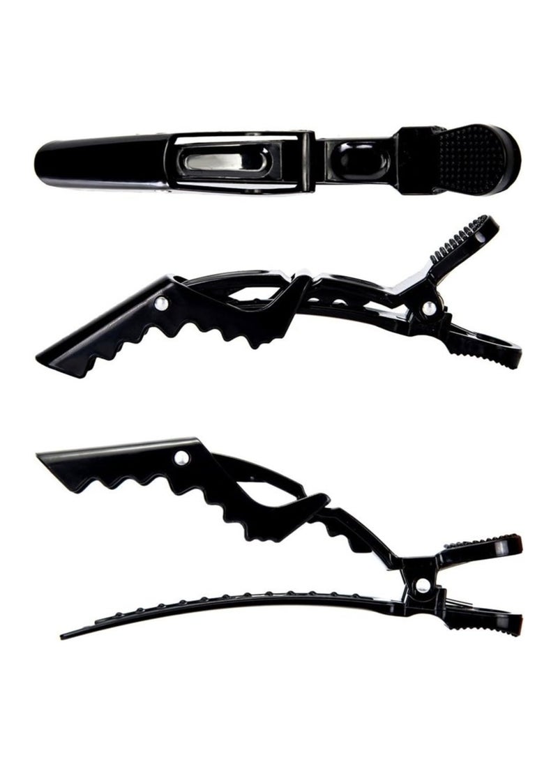 BEINY - BEINY 6Pcs Plastic Non Slip Hair Clips - Professional Hairdressing Styling Sectioning Clips - Salon Alligator Clips for Thick Hair - Haircut Accessories... - Image 1
