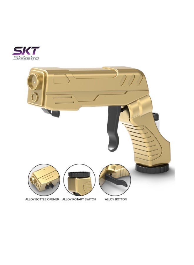 SKT Shiketro Multi-functional alloy champagne gun, beer spray gun, bottle opener, wine cork, party bar prop, essential for World Cup celebrations. - Image 4
