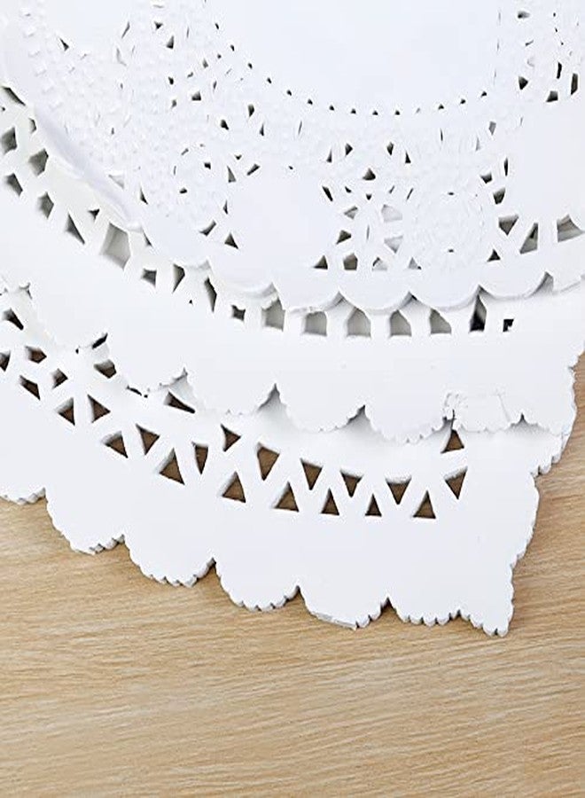YESON 10 Inch Heart White Lace Paper Doilies for Wedding Decoration Valentine's Day Party Decor Pack of 100 - Image 2