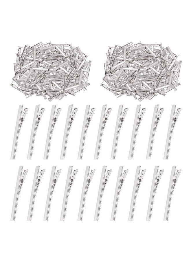 Swpeet 200Pcs 3Inch 7.5Cm Alligator Hair Clips Kit Perfect For Metal Duck Bill Hair Clips Flat Top Single Prong Hairpins For Hair Styling Diy Accessories - Image 2