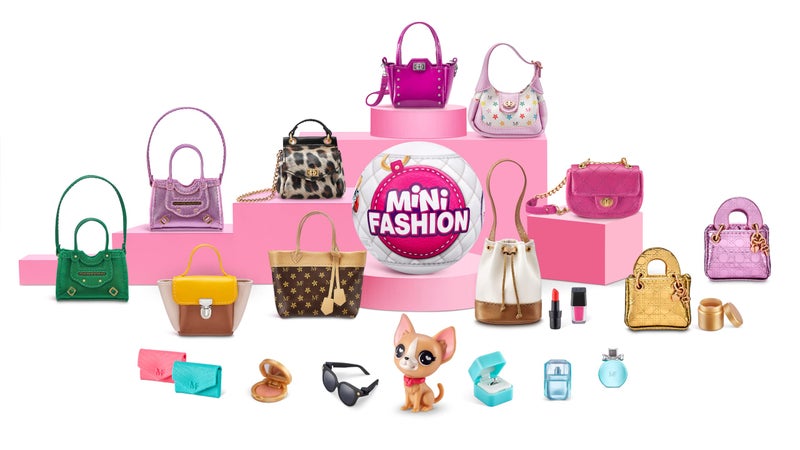 Mini Brands 5 Surprise Mini Fashion Amazon Exclusive Mystery Brand Collectibles by ZURU (2 Pack), Gifts for Easter Basket Stuffers, Doll Accessories - Image 3