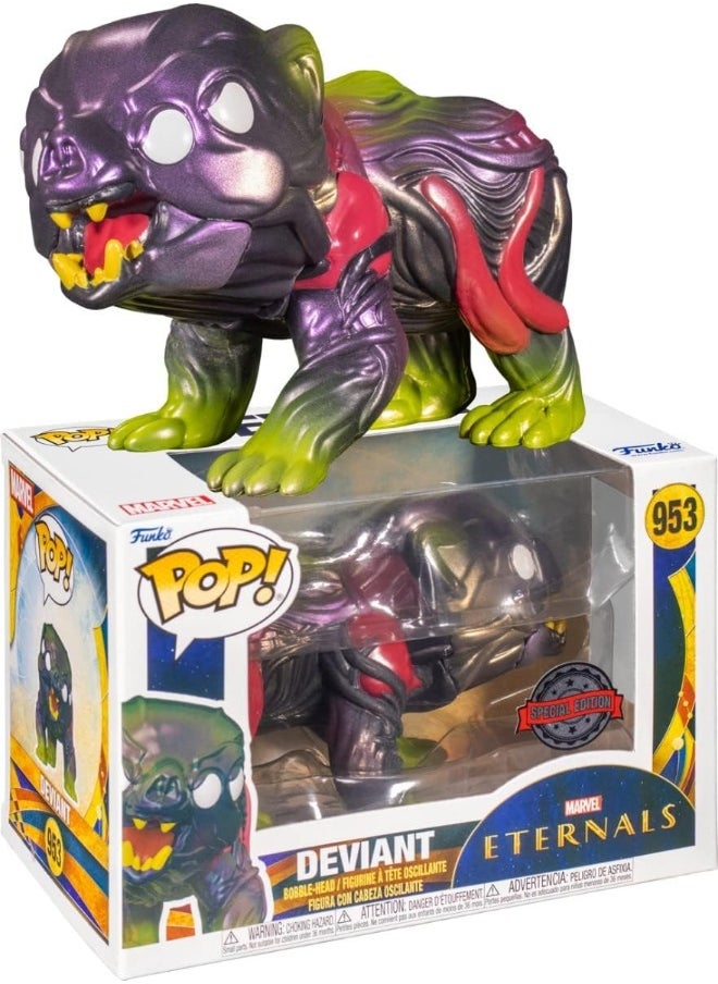 Funko - Funko Pop Marvel: Eternals Kro Transformed Exc, Action Figure 50569, Multi Color - Image 1