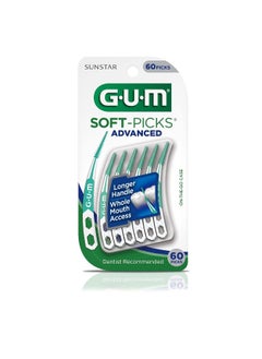 Gum 650R Soft-Picks Advanced Dental Picks, 60 Count  - Image 2
