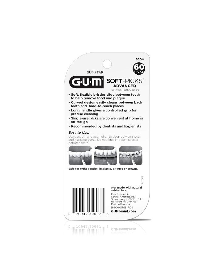 650R Soft-Picks Advanced Dental Picks, 60 Count