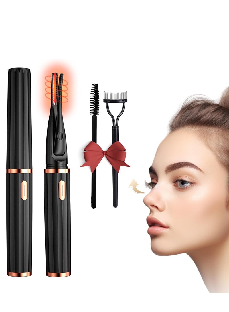 General Heated Eyelash Curlers, 2 in 1 Clip-Type Eyelash Curler, Natural Curling 24 Hours Long Lasting, 3 Temperature Modes with USB Rechargeable, Gift for Women Girls  - Image 1