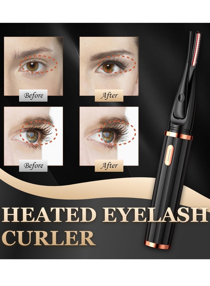 General Heated Eyelash Curlers, 2 in 1 Clip-Type Eyelash Curler, Natural Curling 24 Hours Long Lasting, 3 Temperature Modes with USB Rechargeable, Gift for Women Girls  - Image 5