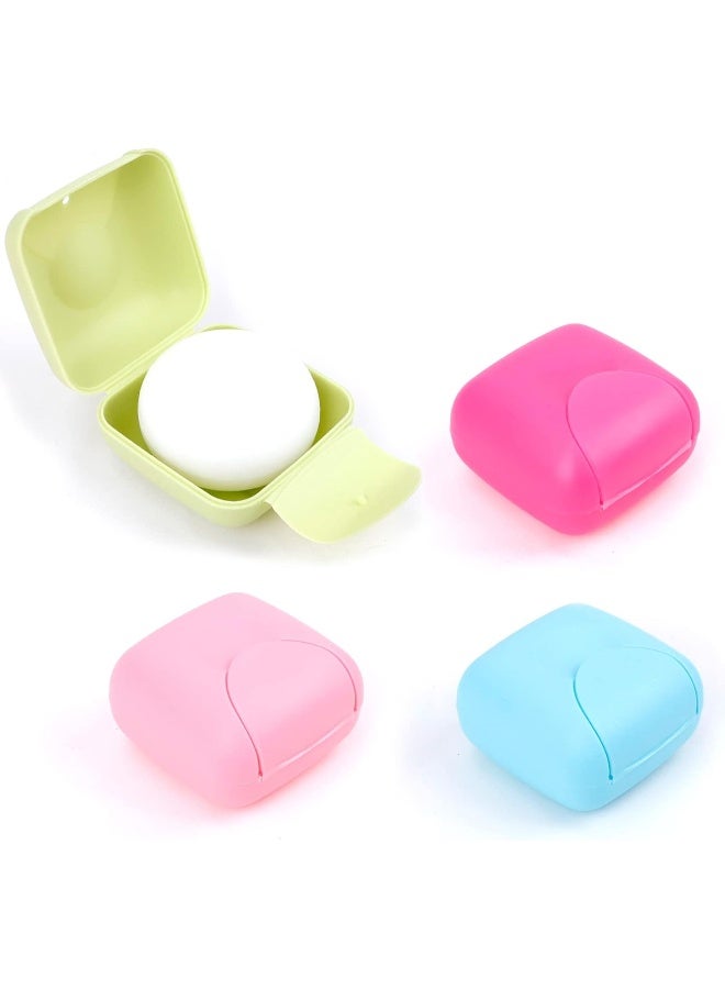 RETON حافظة صابون محمولة بألوان حلوى من RETON - 4 قطع - Image 1