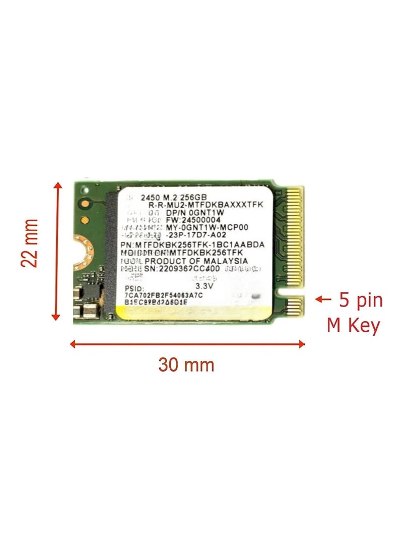 256GB M.2 2230 NVMe PCIe SSD – Internal Solid State Drive 30mm Form Factor - Image 2