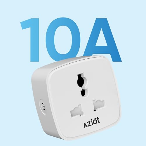 AZIOT 10A Smart Plug with Energy Monitoring – WiFi/Bluetooth – Made in India – Timer Function – Works with Google Home & Amazon Alexa - Image 5