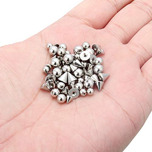 Ftovosyo 60PCS 316L Surgical Steel Replacement 4mm 5mm 6mm Balls Spikes Body Jewelry Piercing Barbell Parts Screw Bead 14G 16G for Women Men - Image 3