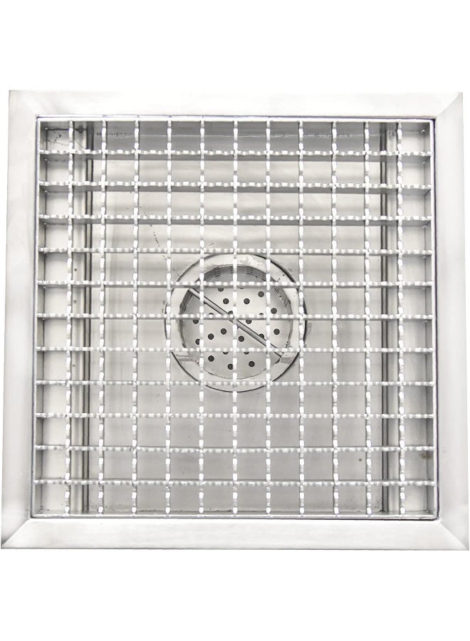 Sofia Refrigeration Floor Grating, Stainless Steel for Commercial Kitchen (300 x 300 MM) - Image 1