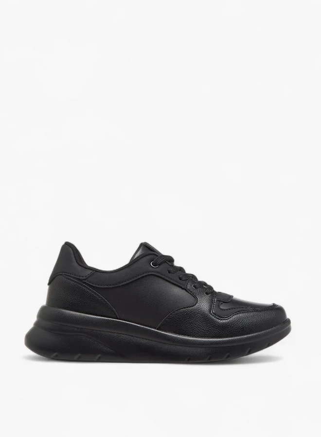 Flora Bella By Shoexpress Women's Panelled Lace-Up Sneakers