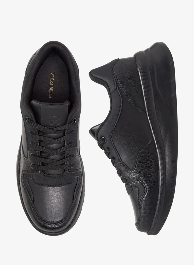 Flora Bella By Shoexpress Women's Panelled Lace-Up Sneakers