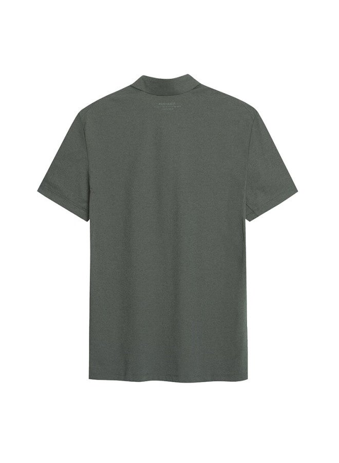 NorthLand New Men'S Moisture-Wicking Quick-Dry Polo Shirt Outdoor Sun Protection Elastic Antibacterial Turn-Down Collar Short Sleeve T-Shirt Men - Image 3