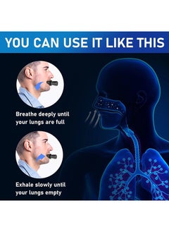 ShebSheb Portable Lung Flexer Trainer, Compact Lung Breathing Exercise Device  - Image 5