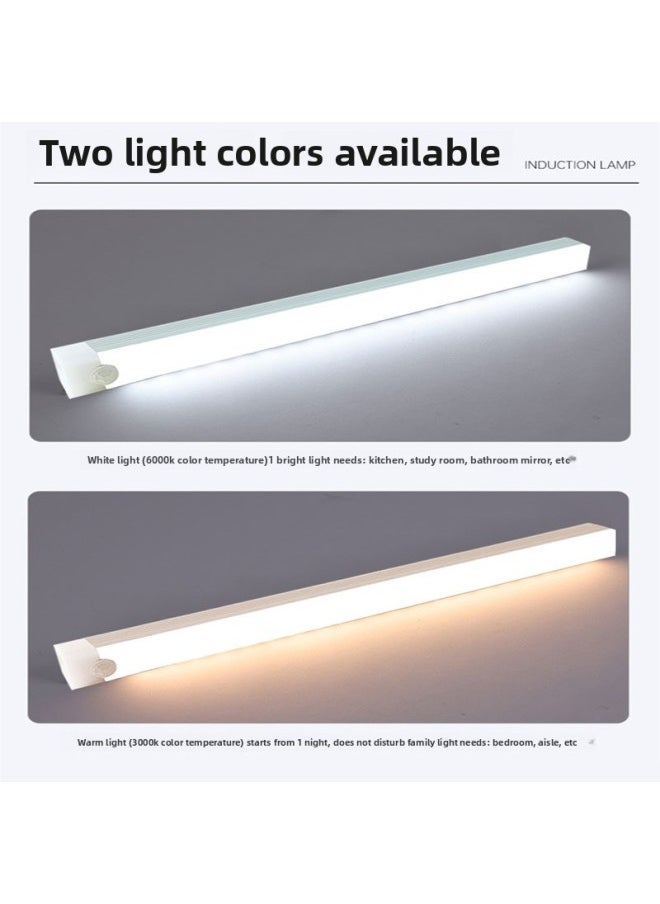 Generic - LED Ultra-thin Smart Magnetic Patch Induction Wardrobe Light Wireless Type-c Charging Simple Dimmable Induction Light-Specifications:15CM Warm Light Magnetic Induction Cabinet Light - Image 1