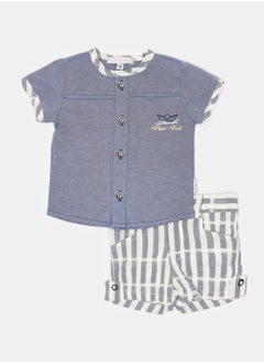 Babydola Baby Boys Occasion Shirt & Short Set  - Image 1
