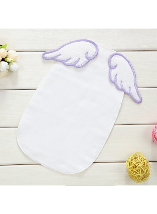 Baby Sweat Towel Newborn Soft Cushion Back Towel 6 Layers Wings Gauze Sweat Towel Cotton One Pack S Size