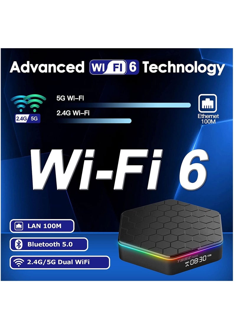 Android TV Box 12.0 Android Boxes H618 Quad-Core