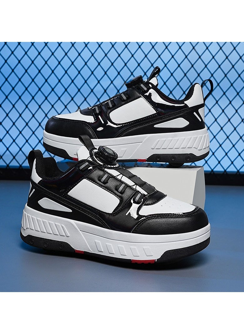 Joshberg Sneaker Skate Shoes with Wheels Roller Skates Shoes  - Image 3