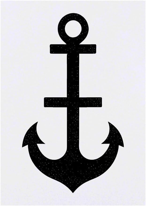 Sailor Ship Anchor Temporary Tattoo Water Resistant SkinSafe NonToxic Transfer TO00067747
