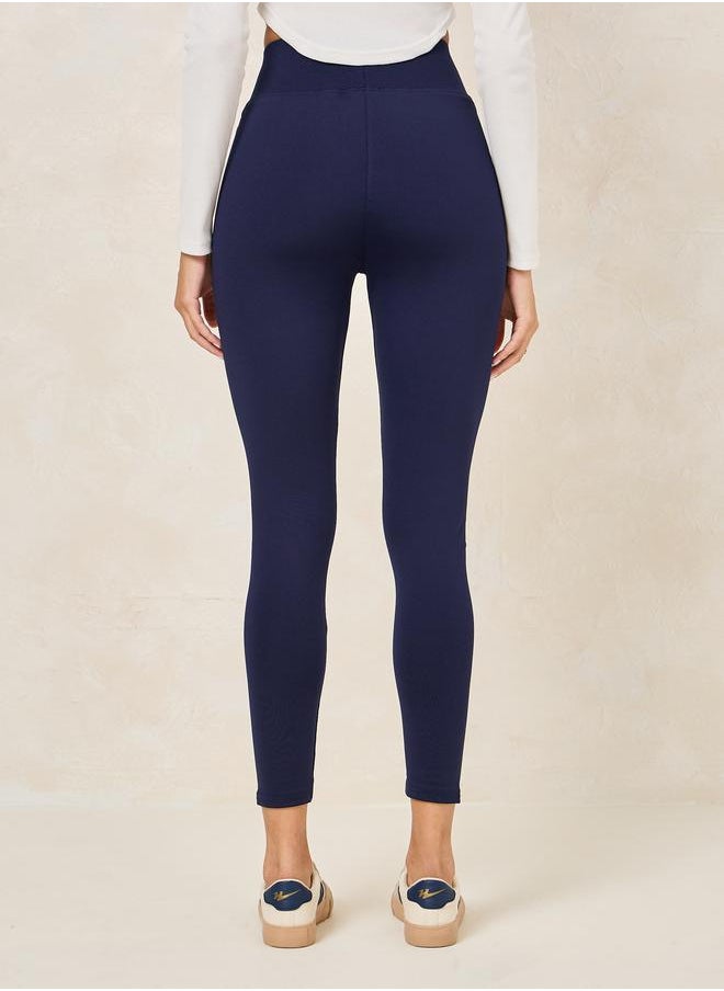 Styli - Basic Wide Waistband Leggings - Image 1
