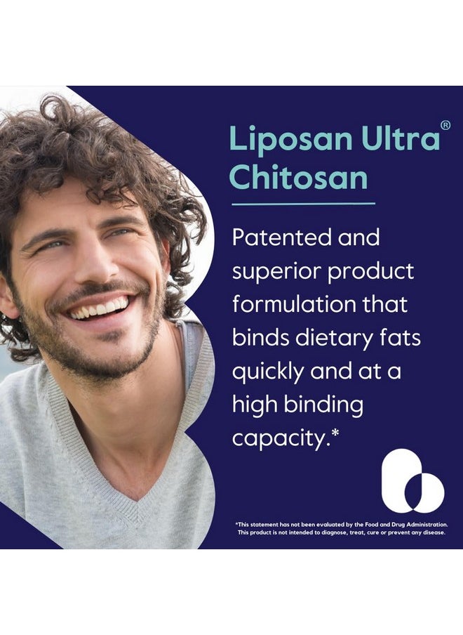 BESTVITE BESTVITE Liposan Ultra Chitosan 500mg (480 Capsules) (240 x 2) - Patented Faster Acting Than Regular Chitosan - No Stearates - No Fillers  - Image 4