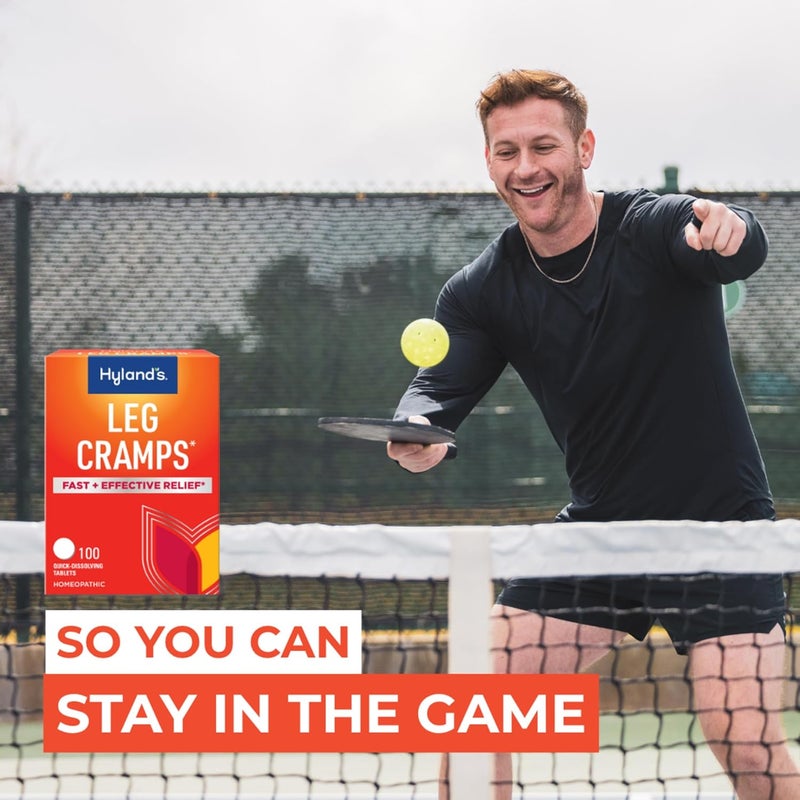 Hyland's Leg Cramp Tablets Natural Relief of Calf Leg and Foot Cramp Quick Dissolving Tablets 100 Count 2 Pack - Image 5