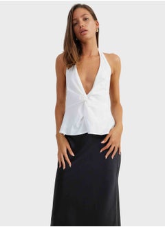 SNDYS Halter Neck Front Twist Top  - Image 1