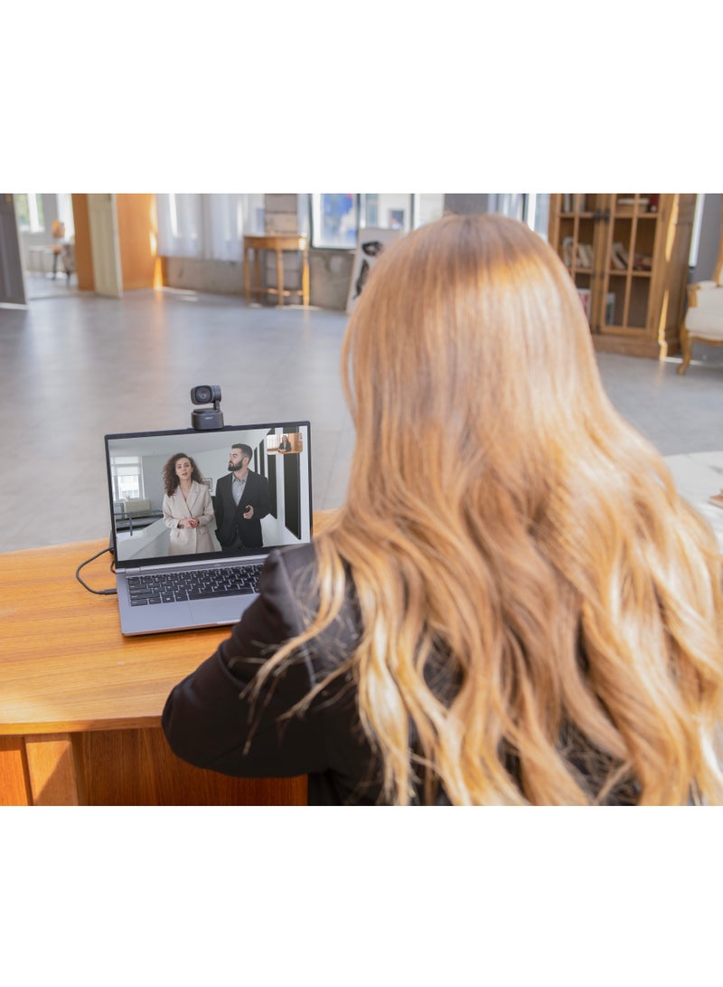 Tiny SE 1080P 100FPS Webcam for PC, AI Tracking PTZ Streaming Camera with 1/2.8" Sensor, Gesture Control, Dual ISO, Staggered HDR, Web Camera for Desktop Computer, Laptop, Meeting, Video Calls.