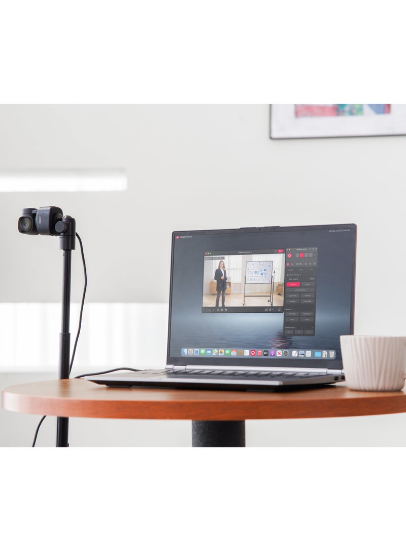 Tiny SE 1080P 100FPS Webcam for PC, AI Tracking PTZ Streaming Camera with 1/2.8" Sensor, Gesture Control, Dual ISO, Staggered HDR, Web Camera for Desktop Computer, Laptop, Meeting, Video Calls.