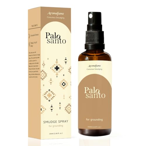 Aromafume Palo Santo Smudge Spray for Protection & Energy Clearing (0.33 Ounce) - Clean, Smoke-free, Non Toxic alternative to Incense & Smudges - Image 1