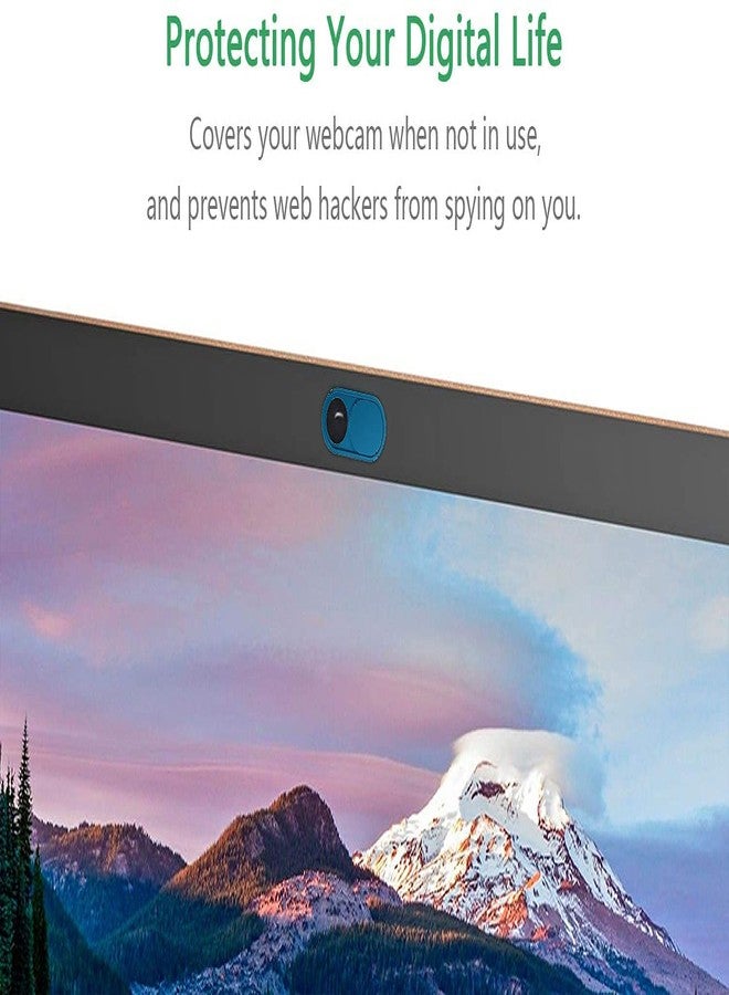 CloudValley Camera Cover Slide Ultra-Thin, Blue Webcam Cover for MacBook air, Laptop, iMac, Desktop, PC, MacBook Pro, iPad, iPhone 8/7/6, Privacy Web Camera Protection [2 Packs] - Image 4