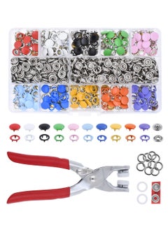 Y&D Snaps Buttons with Fastener Pliers Press Tool Kit for Sewing Snap Fasteners DIY CraftingSewing Clothes Romper Bib Crafting  - Image 1