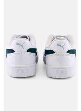 PUMA Kids Boy Lace Up Outdoor Shoes, White  - Image 2